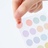 Hobonichi TSUKI no IRO: Transparent Dot Stickers