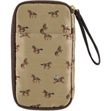 Hobonichi Small Drawer Pouch (Bow & Tie: Galloping Horses)