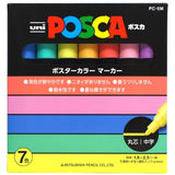 Uni Posca PC-5M Natural colour set of 7 Pens