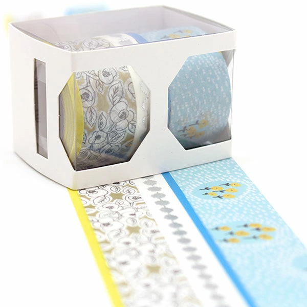 MT 100th Anniversary Mina Perhonen Set of 5 Washi Tapes, $17.01