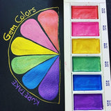 Kuretake : Gansai Tambi Set of 6 Gem Colours