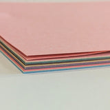 Japanese Mino Washi Origami Paper 50 Sheets Mixed Colours - 15x15cm