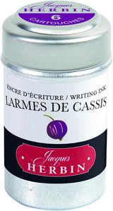 J Herbin Tin of 6 Ink Cartridges