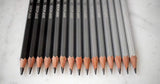 Caran d'Ache Graphite Line Grafwood Pencils in Metal Cylinder Assorted Set of 15