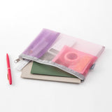 Midori Large Mesh Pencil & Tool Pouch Pink