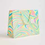 Hand Marbled Neon Large Gift Bags