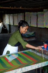 Hand Marbled Neon Large Gift Bags