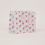 Medium Hand Block Printed Pink Sorbet Gift Bags