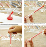 Kuretake Karappo Empty Brush Pen Set of 5 - Fill WIth Your Own Ink