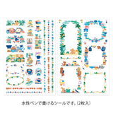 Midori Yuru Log Stickers - Coffee Shop