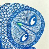 A Wing and a Prayer Owl A3 Art Print