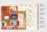 TRAVELER'S Notebook Refill: 2027 Customise Sticker Set