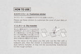 TRAVELER'S Notebook Refill: 2027 Customise Sticker Set
