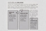 TRAVELER'S Notebook Refill: 2027 Customise Sticker Set