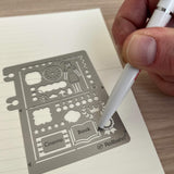 Delfonics Rollbahn Activity Stencil Bookmark