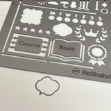Delfonics Rollbahn Activity Stencil Bookmark