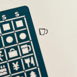 Delfonics Rollbahn Calendar Stencil Bookmarks