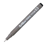 Artline Drawing System Pen Black Various Sizes