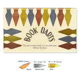 Book Darts Page Markers Mixed Set of 15