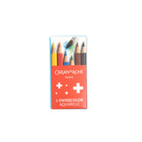 Caran d'Ache Swisscolor 6 Half Length Water-Soluble Colour Pencils