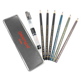 Caran d'Ache : Technalo : Watersoluble Graphite Pencil : Metal Tin Set of 7