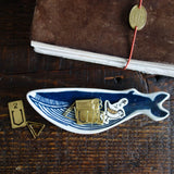 Classiky Whale Ceramic Desk Tray