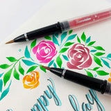 Kuretake Karappo Empty Brush Pen Kit - Fine