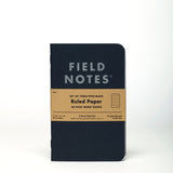 Field Notes Pitch Black Pocket Notebooks - 3 Pack