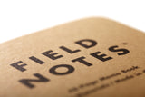 Field Notes Original Kraft Notebooks - 3 Pack