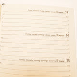 Ciak 2026 Weekly Diary B6 - Horizontal Layout