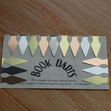Book Darts Page Markers Mixed Set of 15