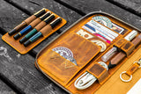Galen Leather Zippered Hobonichi Cousin A5 Planner Folio