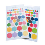 Livework Color Palette Stickers - Hexagon