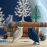Lovi Owl 9.5cm - Natural Wood - 3D Wooden Figure