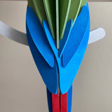 Lovi Parrot 26cm - Great Green Macaw - 3D Wooden Figure