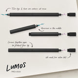 Tom's Studio The Lumos Splash Refillable Multi-Tip Pen
