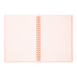 Midori A5 Dot Grid Colour Wirebound Notebook Pink