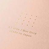 Midori A5 Dot Grid Colour Wirebound Notebook Pink