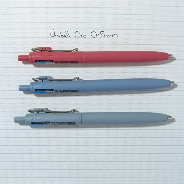 Uniball One F 0.5mm Gel Pen Faded Colours