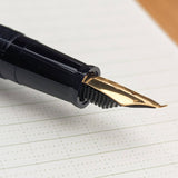 Sailor Fude De Mannen Navy Blue Fountain Pen