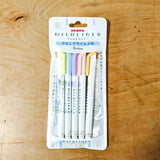 Zebra Mildliner Twintip Highlighter Gentle Colours 5 Pack