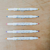 Zebra Mildliner Twintip Highlighter Gentle Colours 5 Pack
