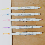Zebra Mildliner Twintip Highlighter Gentle Colours 5 Pack