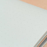 Midori A5 Dot Grid Paper Memo Pad Blue