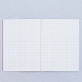 Paperways A6 Notebook - Red - Grid