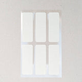 Stalogy 006 Masking Patches Washi Rectangle Labels