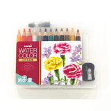 Uni Watercolor Mini Pencils Botanical Pocket Set