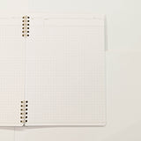 Nakabayashi Logical Prime Ringbound Grid Notebook B5