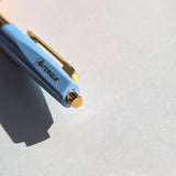 Anterique BP2 Brass 0.5mm Ballpoint Pen Aqua Blue