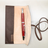 Pilot Pensemble Roll Pen Case for 1 Pen Dark Brown,